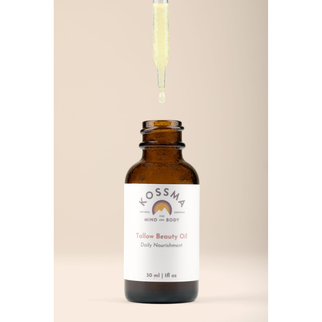 Tallow Beauty Oil - Reishi Rose | Kossma Beauty